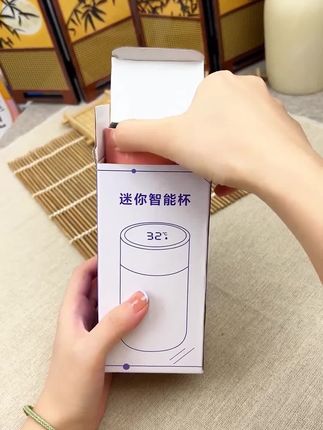 便携温度杯,迷你樱桃外观,学生男士生日用它超合适!