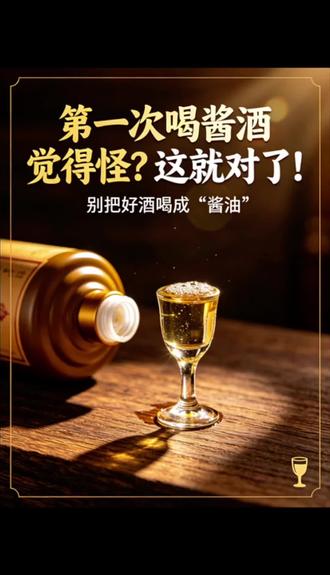 第一次喝酱酒觉得怪? 酱酒第一次喝觉得像酱油?辣嗓子?
恭喜你,喝到真的了!
你的舌头只是还没“解锁”酱香模式。
给这杯酒三次机会,三秒停留,你会打开新世界。
#酱香型白酒 #喝酒文化 #白酒文化 #白酒品评 #茅台镇