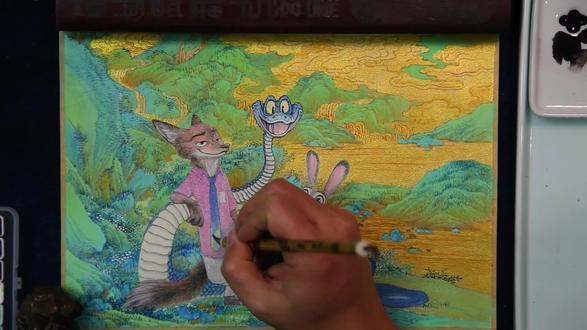 今天是引导画渣儿子画画的老父亲
#疯狂动物城2 #迪士尼 #上海迪士尼 #疯狂动物城cp #疯狂动物城