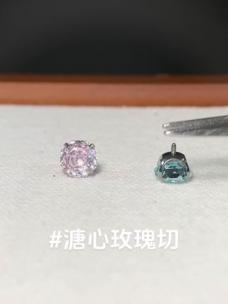 #钛合金耳钉 #穿刺 #玫瑰切 #耳骨钉 #夏日必备