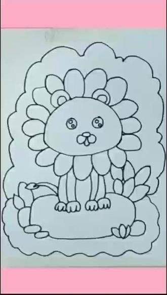 软萌小狮子线稿教程,一看就会,快来和老师一起画吧
#儿童绘画 #简笔画教程 #小狮子线稿 #零基础学画画 #线稿涂色