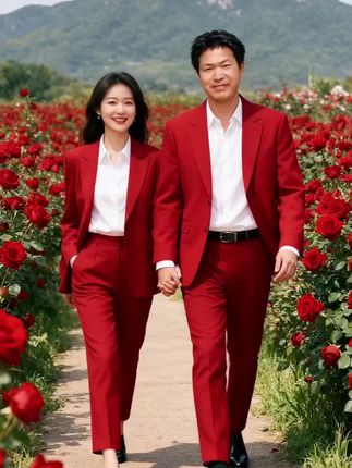 #小张真幸福呀!#白头到老相伴一生 #看看小张在手牵手,心连心。