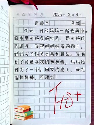 再忙也要盯着孩子每天读一篇#日记 起步,到了#二年级,你就会知道他的#看图写话 写得有多好#小学日记