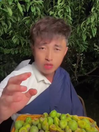 云南绥江半边红李子