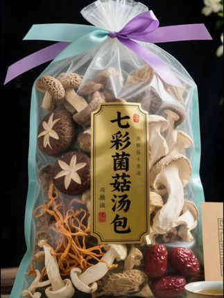 #强烈推荐 #农产品 #煲汤 #七彩菌菇汤包 #养生 @DOU+小助手 @DOU+上热门