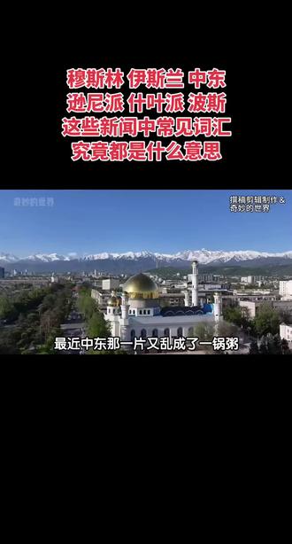 #中东 #知识科普 #历史冷知识 #中东局势 #分享知识穆斯林伊斯兰中东,逊尼派什叶派波斯,这些新闻中常见词汇,究竟都是什么意思