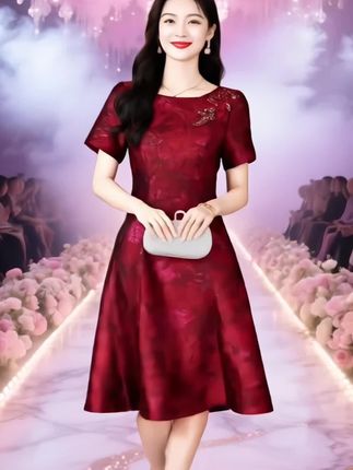 #喜婆婆喜妈妈婚宴装 #高档大气上档次 #时尚女装 #气质穿搭 #谁穿谁好看