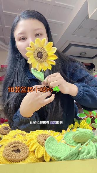 组装盆栽的一些小技巧 怎样让盆栽更加灵动?视频有点长,请大家耐心听完有任何问题, 也可以做好的大家晒在评论,我在评论区看一一回答#毛线钩织盆栽# 24号铁丝# 2号花杄