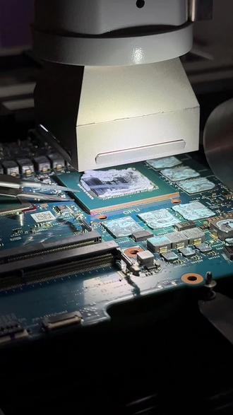 华硕ROG枪神6Plus,RTX3080Ti的显卡说坏就坏了#华硕rog #ROg #玩家国度笔记本维修 #笔记本维修 #rog笔记本维修