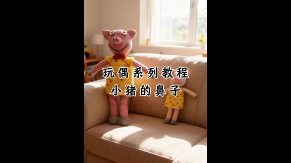 小猪教程又来更新啦,全网最详细最适合新手姐妹的教程哦,还没开始的姐妹抓紧时间喽,别让宝贝等太久#手工钩织教程 #材料包带教程