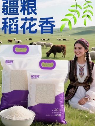 @小月弯弯厨房美味 疆粮稻花香,香满团圆桌 开锅即漫自然米香,饭粒油亮弹牙。家人围坐,一口软糯清甜,剩饭不回生,每餐都暖心。#强烈推荐 #大米饭 #新疆大米#稻花香大米#优质大米推荐