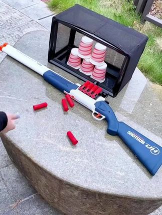 XM1014散弹枪模型男孩儿童玩具枪喷子霰弹双管来福s686抛壳软弹枪#玩具枪#软弹枪 #男孩玩具 #儿童玩具 #好物推荐