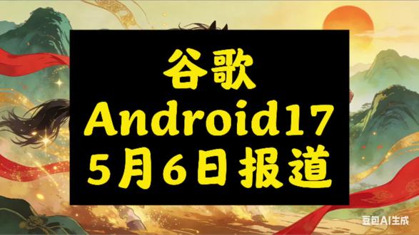 谷歌官宣Android 17:AI深度集成,设计革新
2026年5月6日,谷歌预告Android 17将于I/O大会发布,聚焦Gemini AI融合与Material 3 Expressive视觉升级。#Android17 #谷歌 #AI操作系统