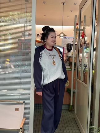 韩版宽松大码女装100-200斤可以穿#大码女装 #大码搭配 #今日穿搭 #潮酷穿搭 #简约穿搭