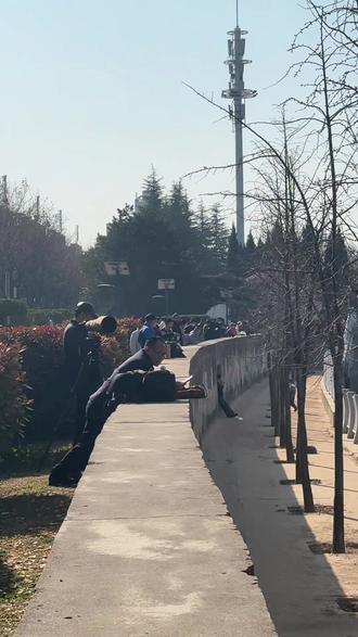 这么多人在等着看鹈鹕,但是都到中午了也没有来。