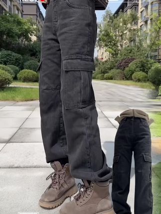 #休闲百搭 #个性穿搭 #工装裤 #春秋穿搭