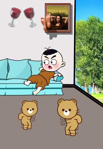 #熊孩子搞笑日常 #2D动漫#奶奶 #语出惊人的熊孩子 全天下的奶奶都了不起