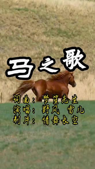 一曲《马之歌》,唱醉了岁月,唱红了日子。愿这激昂的马蹄声,踏碎所有的烦恼,带来一整年的顺遂#抖音热歌#马年马歌#音画欣赏#马