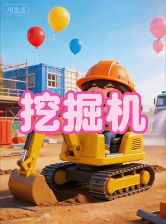 儿歌 挖掘机 我有一只长手臂,我是挖掘机,挖呀挖呀挖挖挖挖,我最有力气,挖挖挖挖挖,挖起大石头#儿歌100首最火 #儿歌动画 #儿歌大全 #儿童动画 #早教儿歌