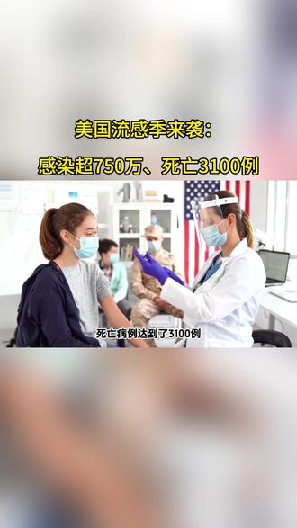 注意!H3N2流感在美国已致3100人死亡,病例数仍在上升