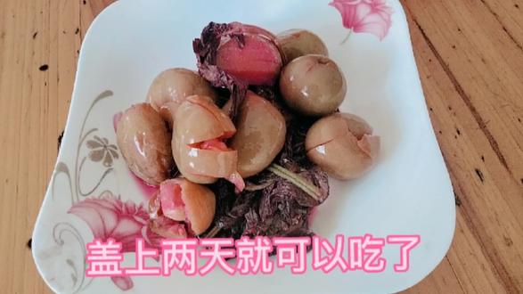不一样的紫苏李子教程来啦,真的好吃到停不下来,入中视频第二天 #人间美味 #紫苏
