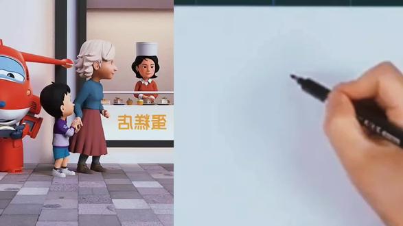 看动画学画画之驴宝宝:谎言有时候不一定是错的 #儿童简笔画 #幼儿教育 #亲子