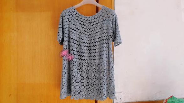 梅花一线连套头衫,经典大方。钩法简单,易上手。教程详解(一)