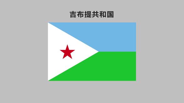 简述世界各国国旗:吉布提共和国