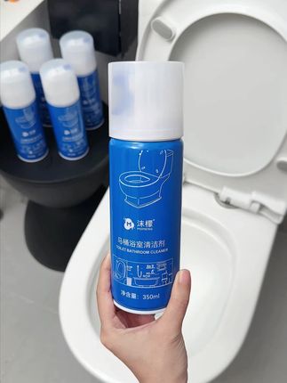 能长久保持马桶浴室浴室干净的秘诀就是它#卫生间好物 #家居清洁好物#沫檬马桶浴室清洁剂