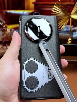 #MateX6 智能视窗,无需贴膜,壳膜一体,一整块牛皮。#华为MateX5手机壳 #华为MateX6手机壳