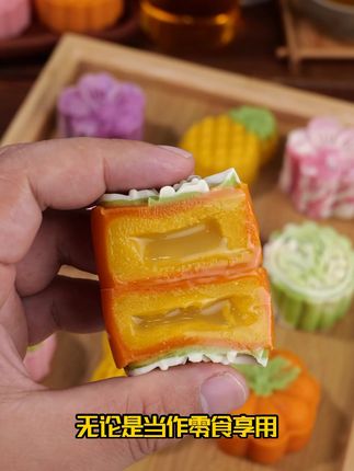 免烤超方便!桃山皮月饼馅料,做好直接吃,轻松 get 月饼香