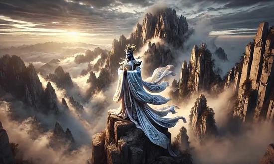 ai做的山海经全集,带你走一遍上古神迹,探寻世外仙山珍禽异兽