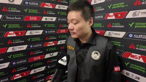 斯诺克:2025英锦赛丁俊晖6-5复仇唐纳森晋级八强赛后采访