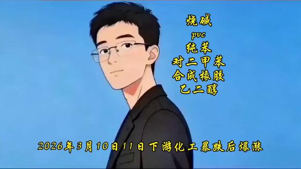 2026年3月10日11日下游爆涨爆跌的化工 #烧碱 #化工