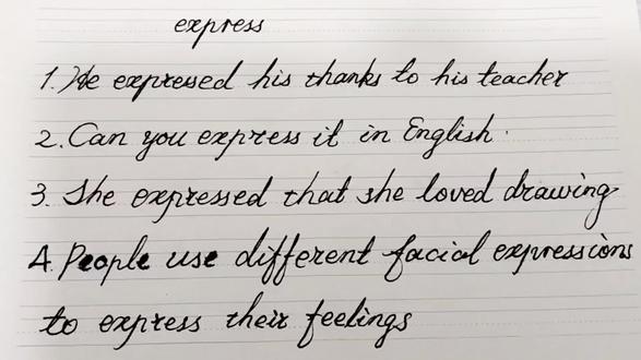 八下unit1 express 用法