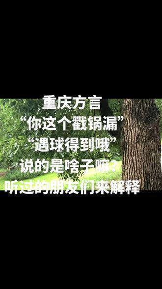 #重庆方言 #中视频伙伴计划 #山城老话 #重庆言子