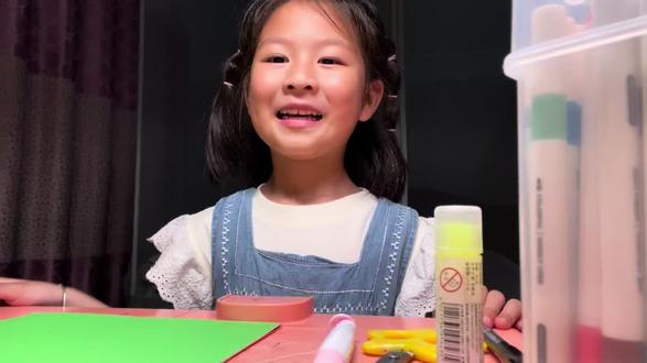 豆宝日常小手工来喽 #儿童创意手工