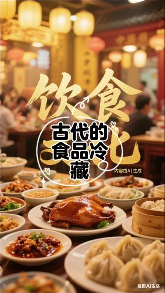 古代的食品冷藏 #饮食文化 #美食