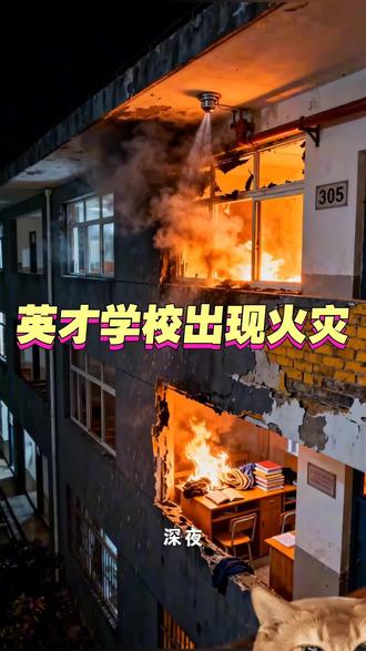 英才学校发现火灾 #消防知识 #安全教育 #消防安全演练 #突发 #宣传正能量
