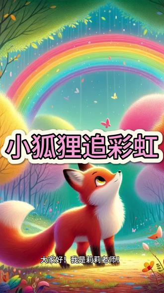 睡前故事:小狐狸追彩虹 #睡前故事 #儿童绘本 #儿童绘本推荐 #儿童故事 #绘本故事