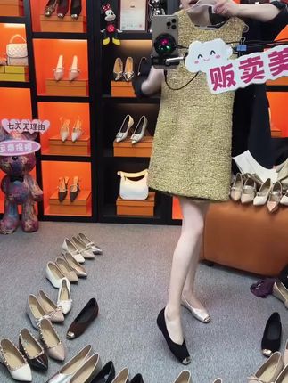 百搭香槟色,不挑年龄和肤色 #脚宽脚胖都可以#今日搭配#鞋子控#时尚#女鞋推荐