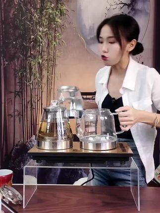 全自动双边底部上水电茶壶20*37茶台茶水柜专用 #电热水壶#烧水壶#电茶壶#热水壶