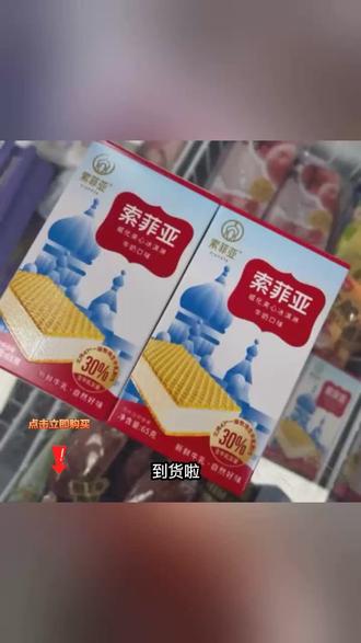 索菲亚威化牛奶冰淇淋2个