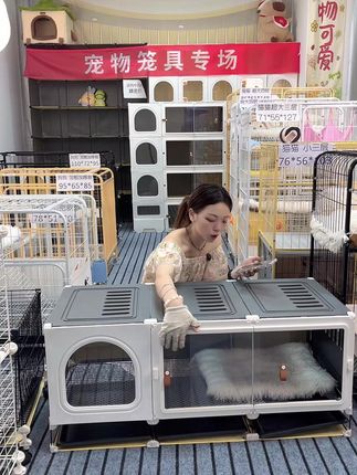 【超大自由空间】猫笼家用室内带厕所猫别墅宠物笼双层猫舍猫屋猫咪