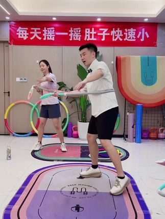 软呼啦圈不会摇怎么办?#呼啦圈 #软呼啦圈 #呼啦圈转起来 #居家锻炼