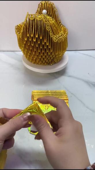 过年摆件招财小元宝工艺 #热点60秒