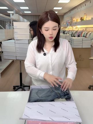 【加绒/不加绒】2025中大童洋气简约百搭款洋气时髦休闲牛仔裤9604