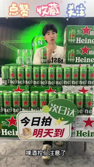 Heineken/喜力星银500ml*12罐*1箱【S】