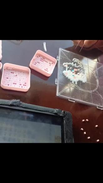 晋中市手工坊收藏榜湘悦楼上抖音团购,单人DIY拼豆9.9元,60分钟享乐趣,超赞超值 #互换礼物 #盐系手帐 #书签制作 #玩教具 #幼儿园区域