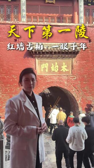 红墙古柏,香火千年。在太昊陵,找到了根。一愿家人平安,足矣。心诚则灵,岁岁无忧。#📍淮阳·太昊陵 #太昊陵庙会 #伏羲 #天下第一陵太昊陵